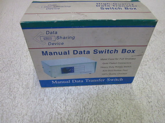 DATA SHARING DEVICE DW-HD15AB MANUAL DATA SWITCH BOX *NEW IN BOX*
