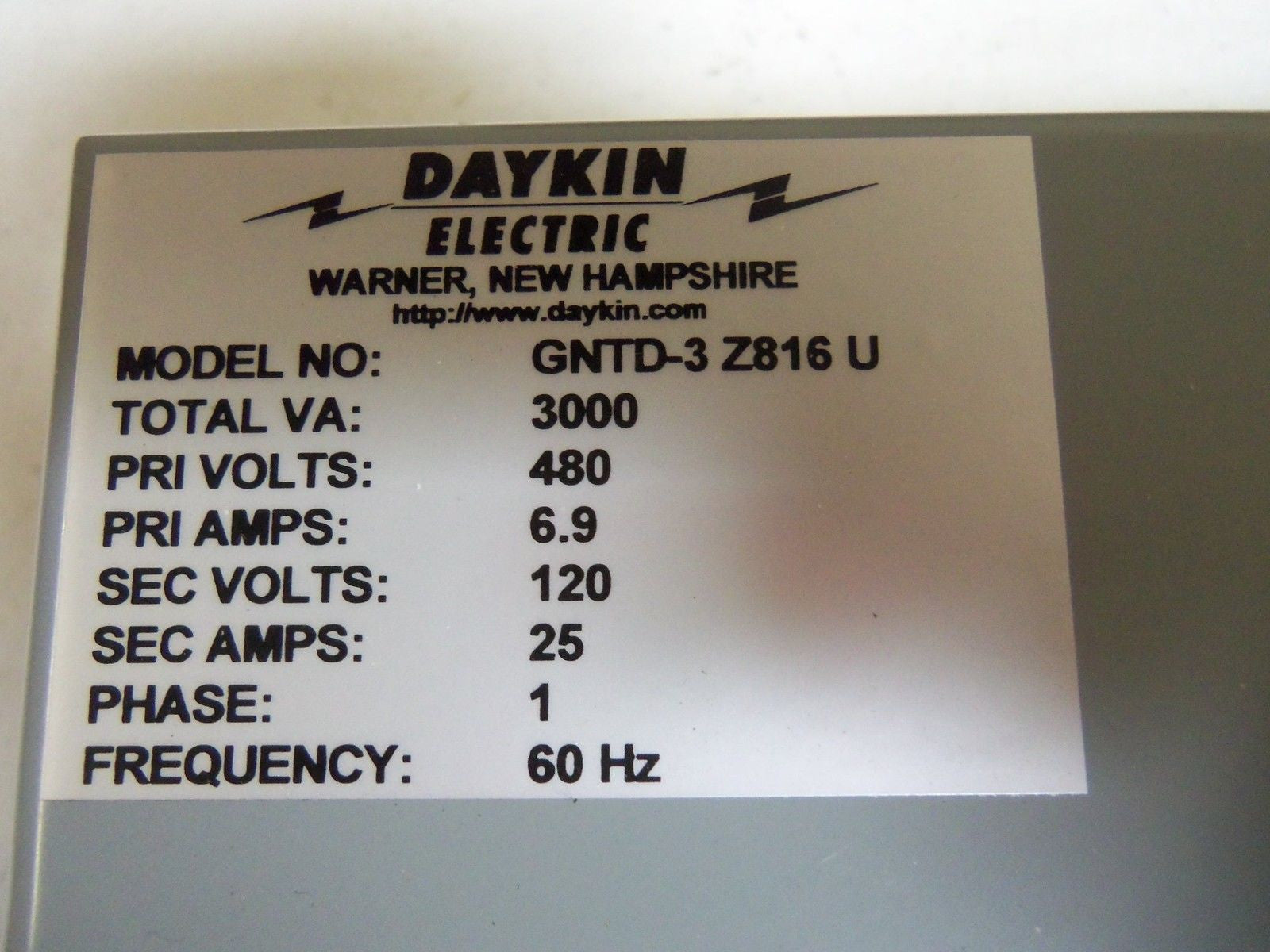 DAYKIN GNTD-3Z816U POWER SUPPLY *NEW IN BOX*