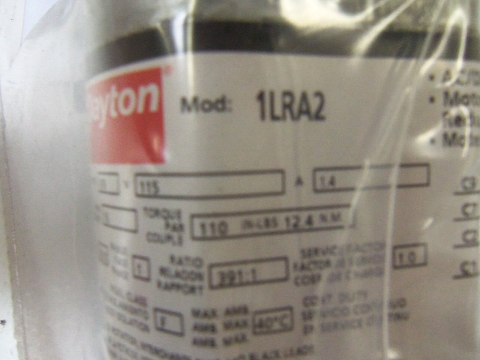 DAYTON 1LRA2 *NEW IN BOX*