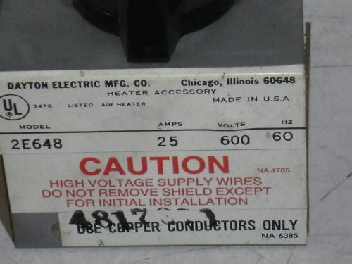 DAYTON 2E648