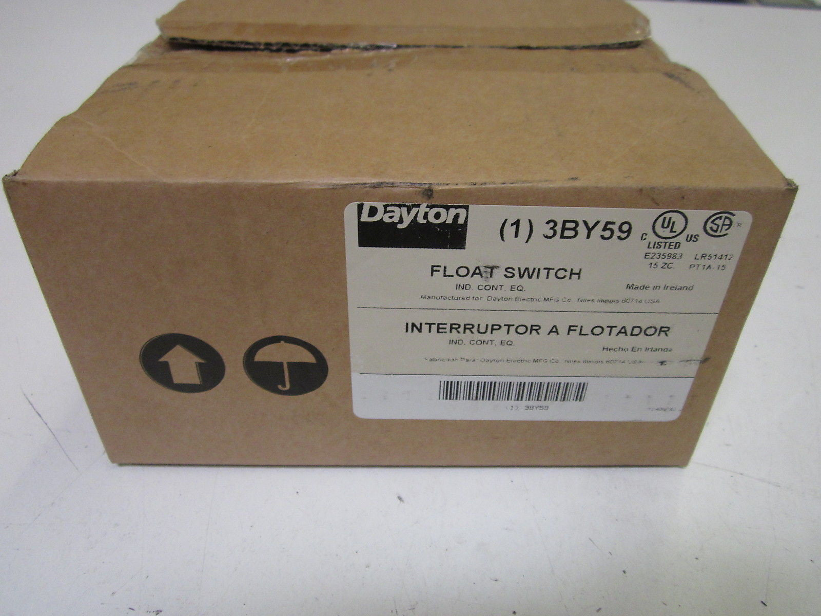 DAYTON 3BY59 FLOAT SWITCH *NEW IN BOX*