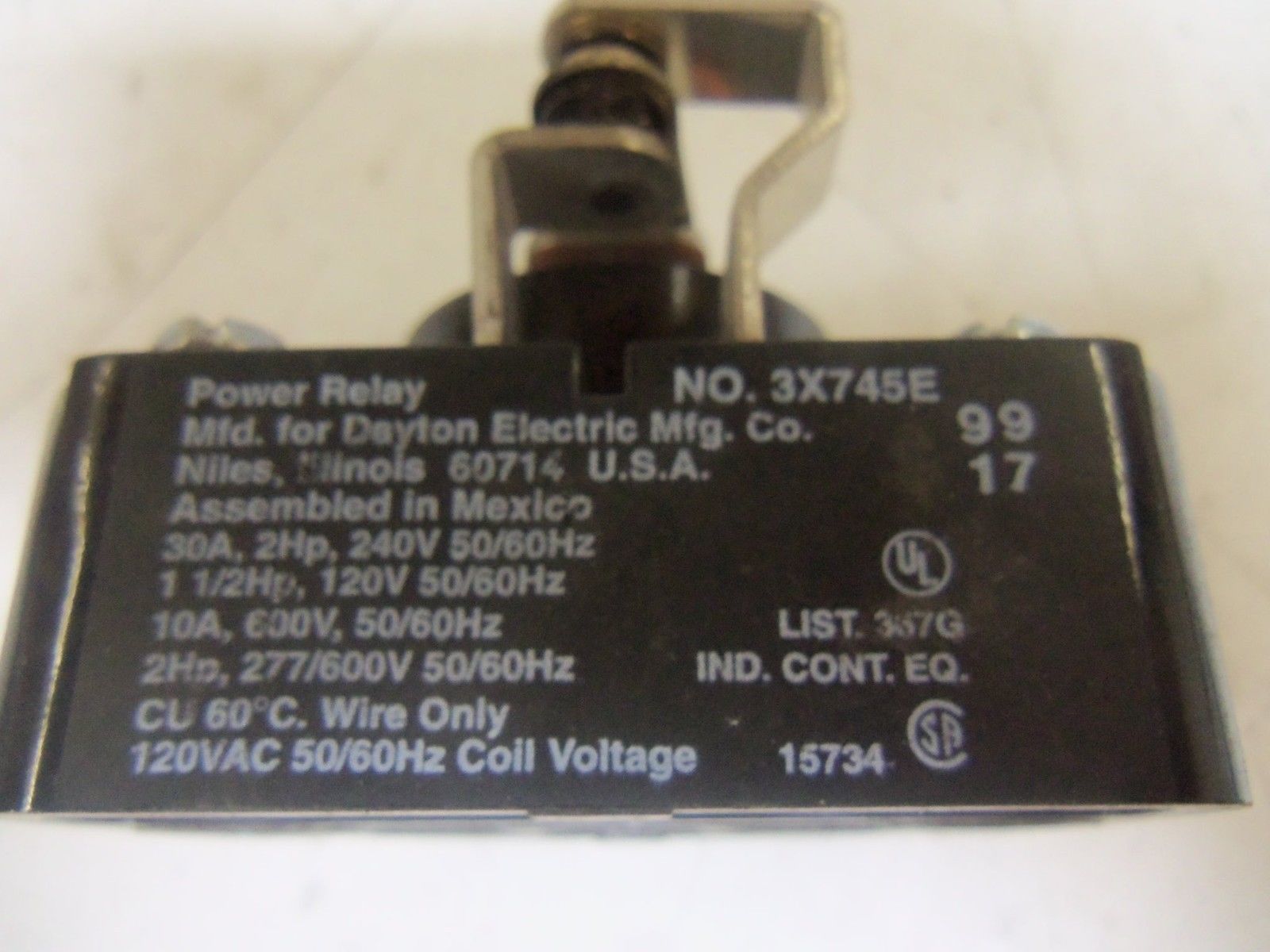 DAYTON 3X745E POWER RELAY MODULE *USED*
