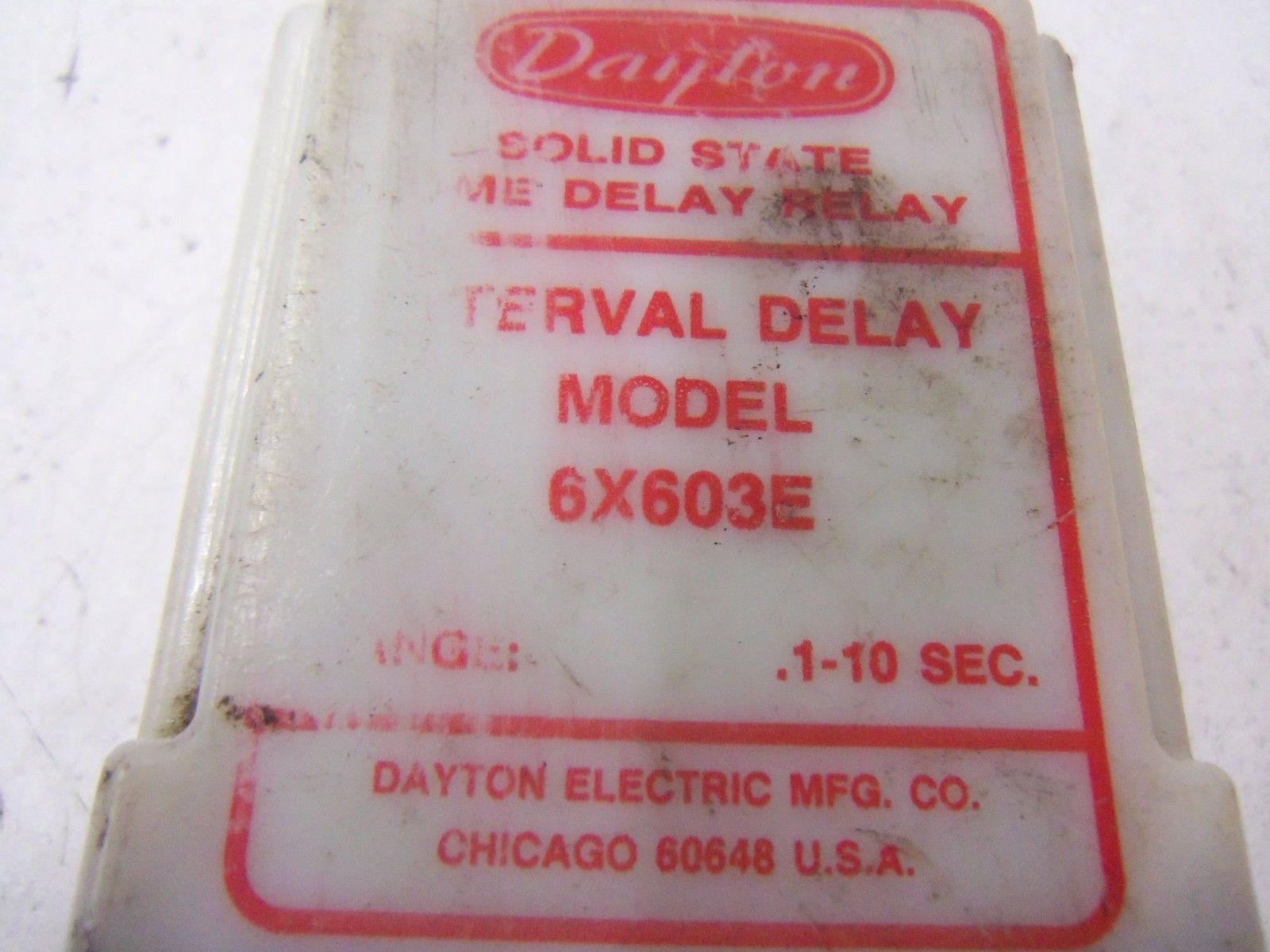 DAYTON 6X603E *USED*