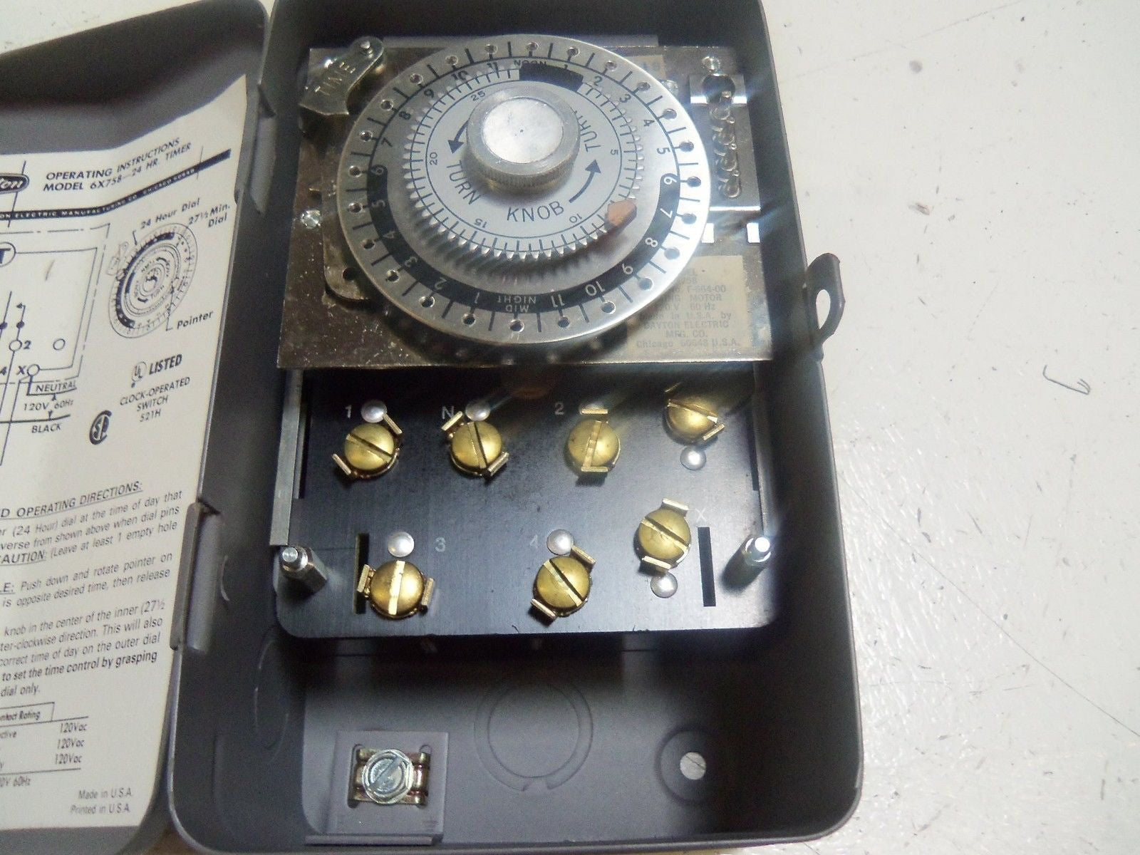 DAYTON 6X758 24-HOUR TIME CONTROL *NEW IN BOX*