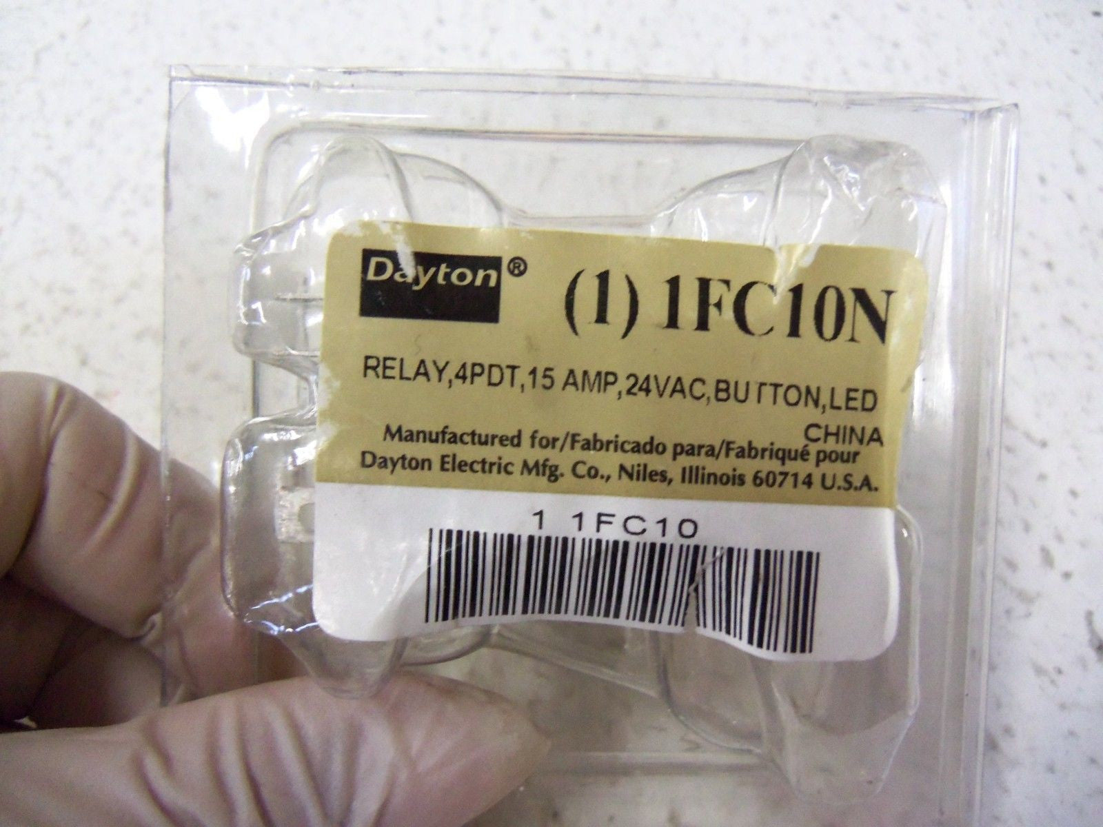 DAYTON RELAY IFC10N 24VAC *ORIGINAL PACKAGE*