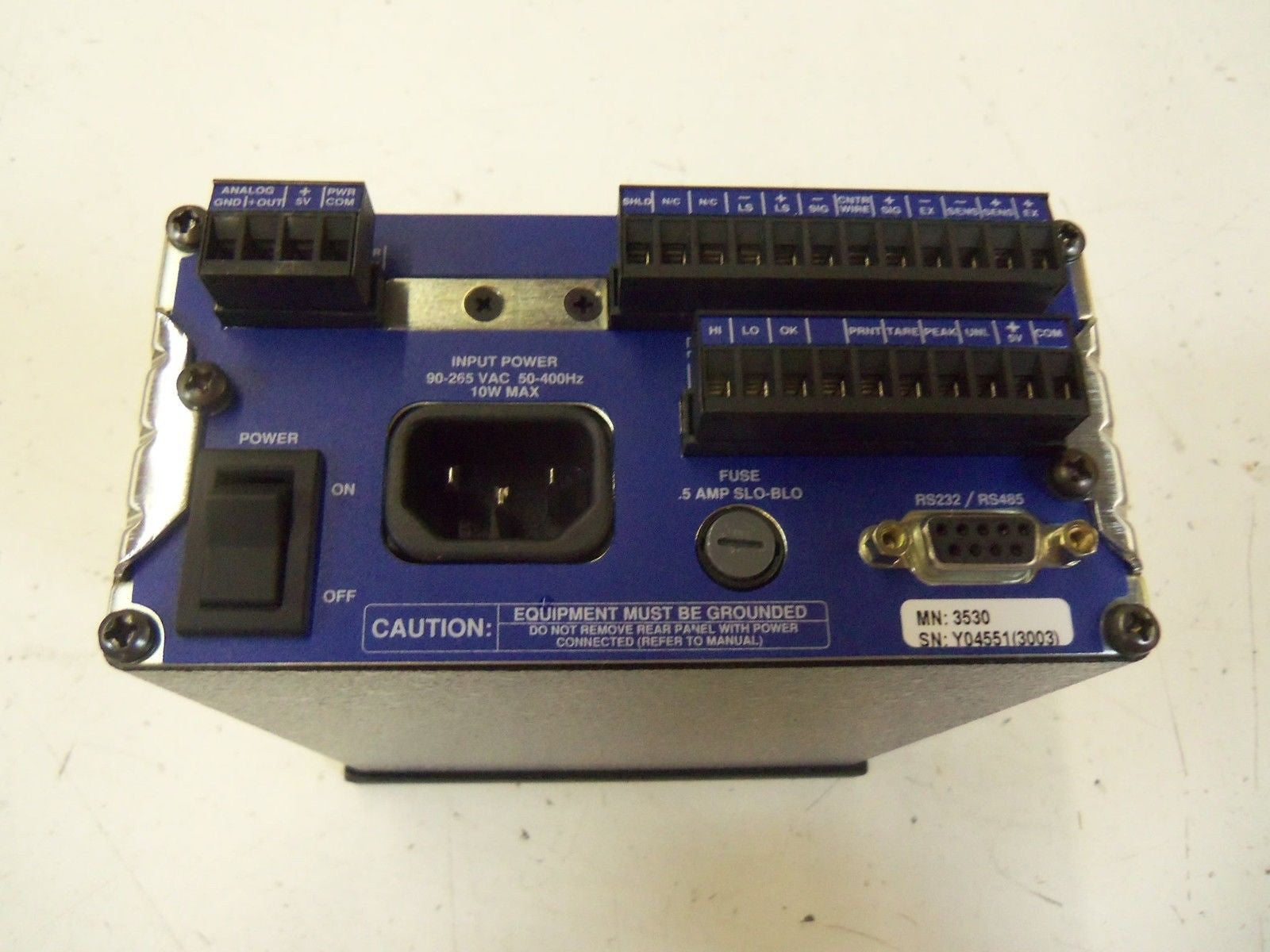 DAYTRONIC 3530 *USED* (NO POWER CORD)