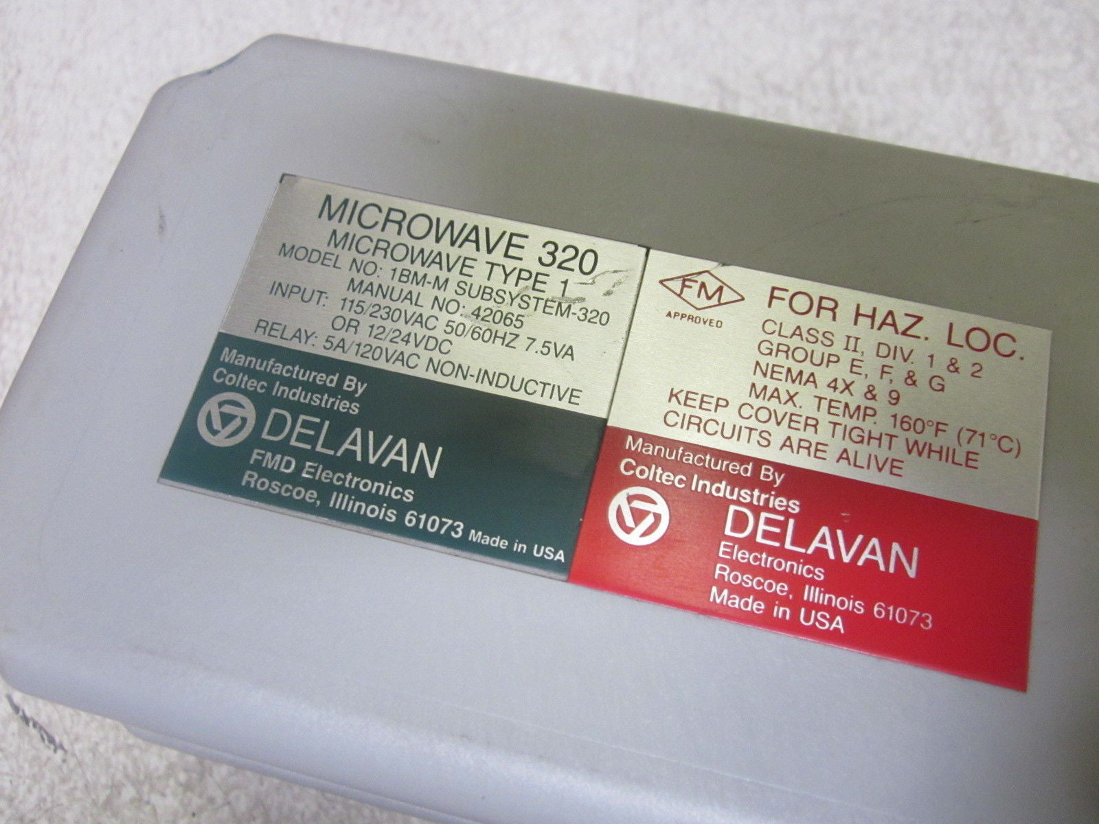 DELAVAN 42564 BOARD FOR LEVEL CONTROL MODEL *USED*