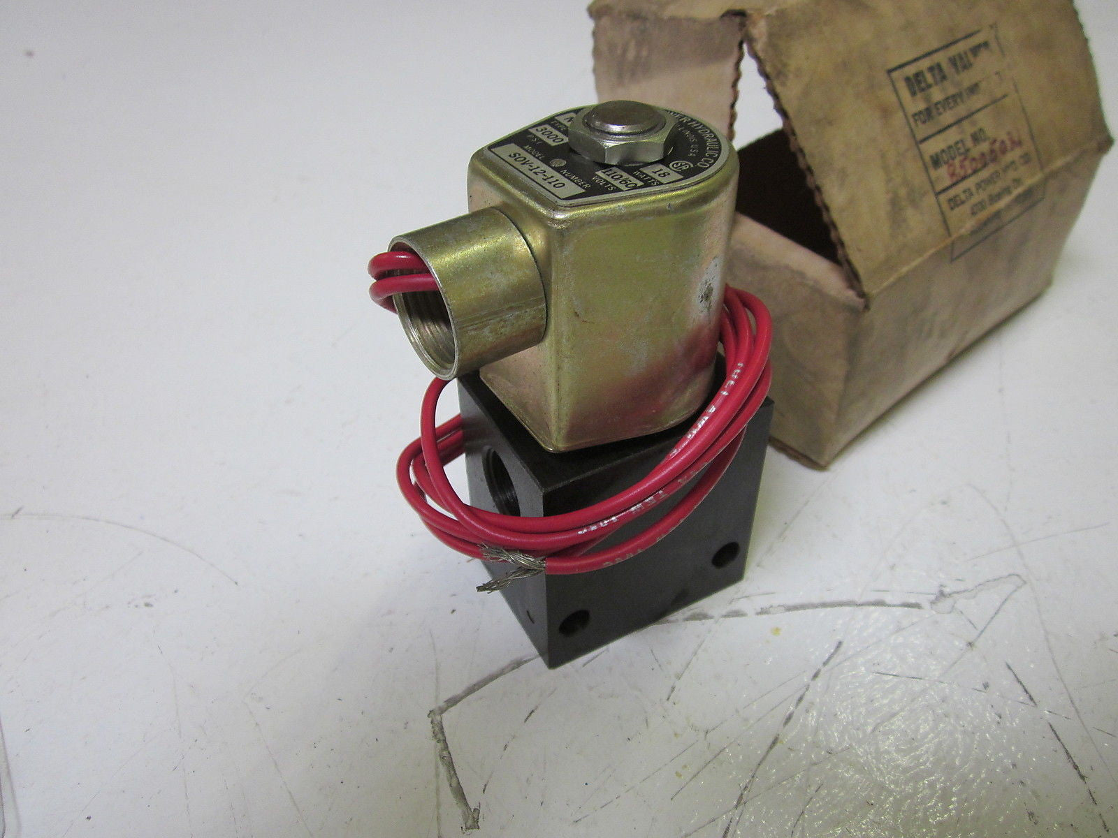 DELTA S0V-12-110 VALVE 3000PSI *USED*