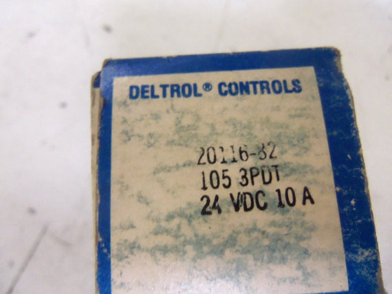 DELTROL CONTROLS 20116-32 RELAY 24VDC *NEW IN BOX*