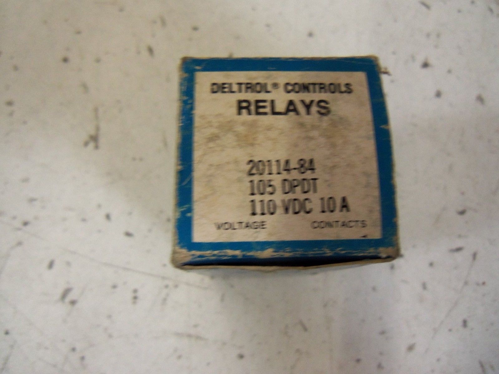DELTROL CONTROLS 20114-84 110VDC *NEW IN BOX*