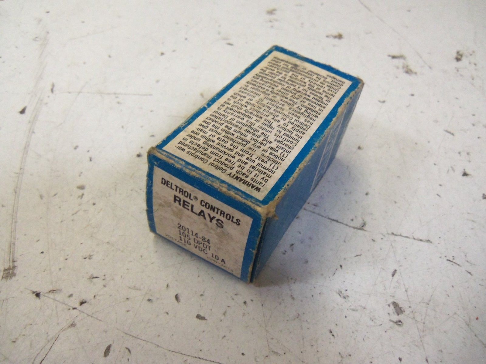 DELTROL CONTROLS 20114-84 110VDC *NEW IN BOX*