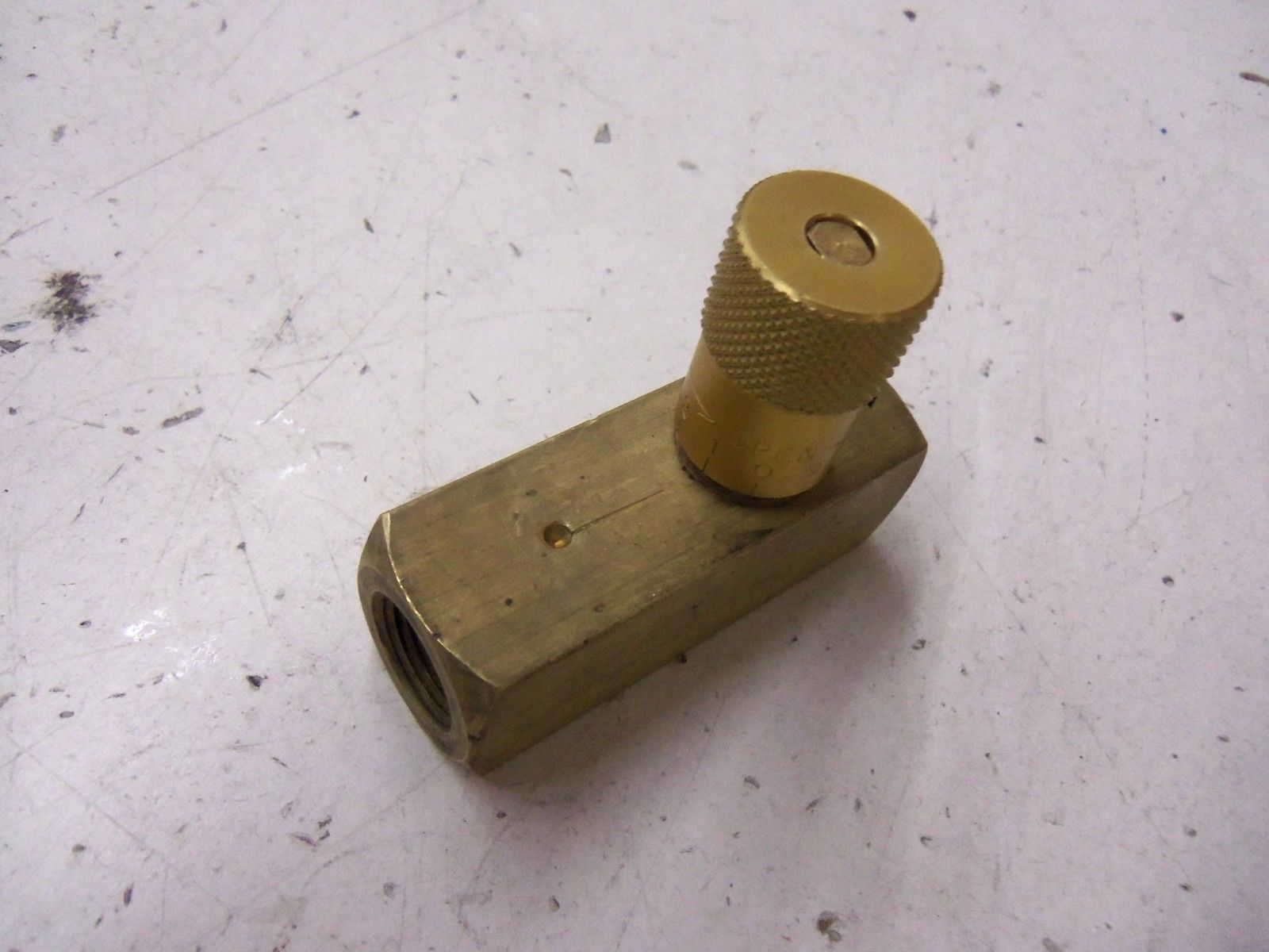 DELTROL EF25B BRASS FLOW CONTROL VALVE *USED*