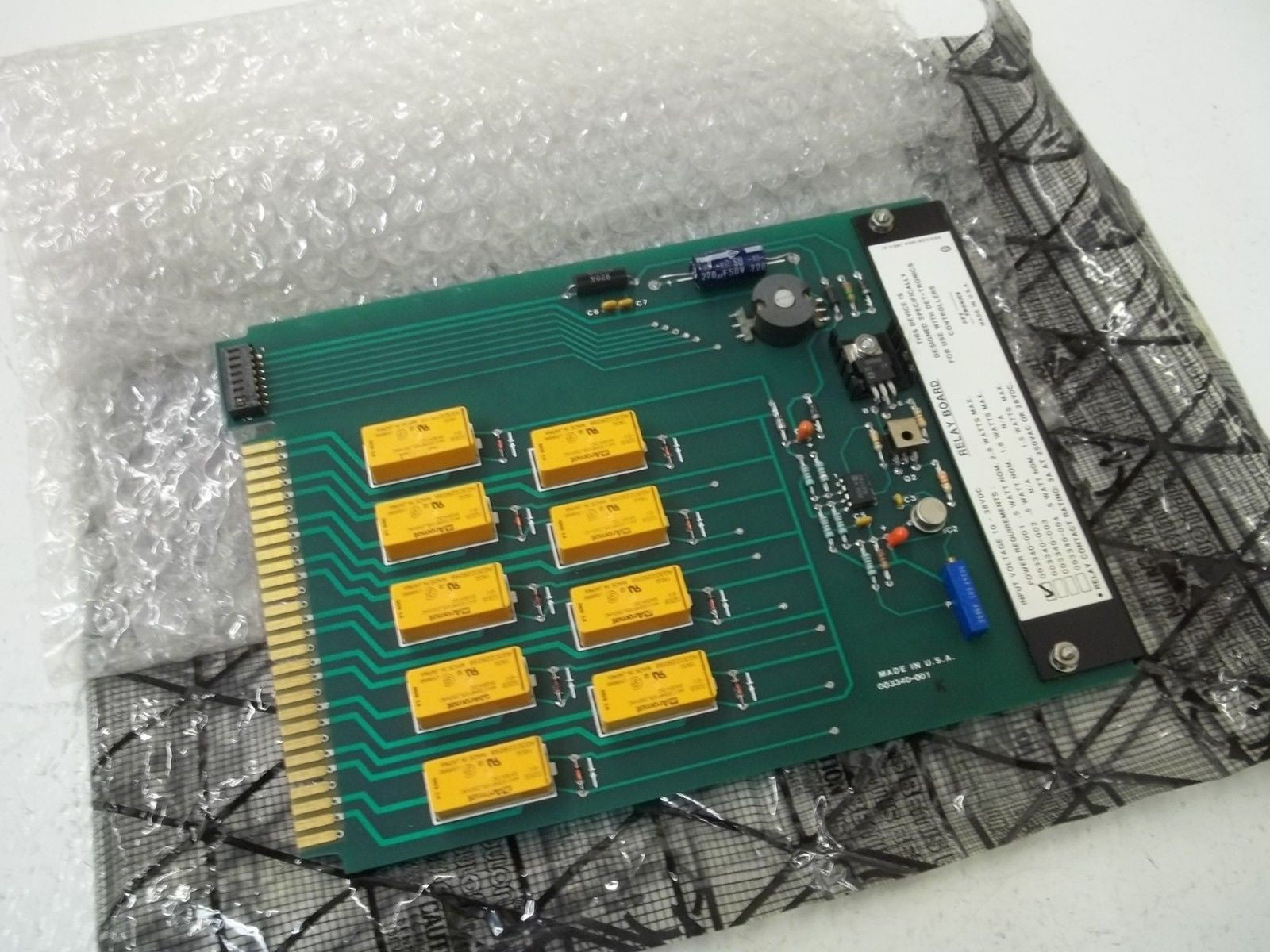 DET-TRONICS 003340-001 RELAY BOARD *NEW NO BOX*