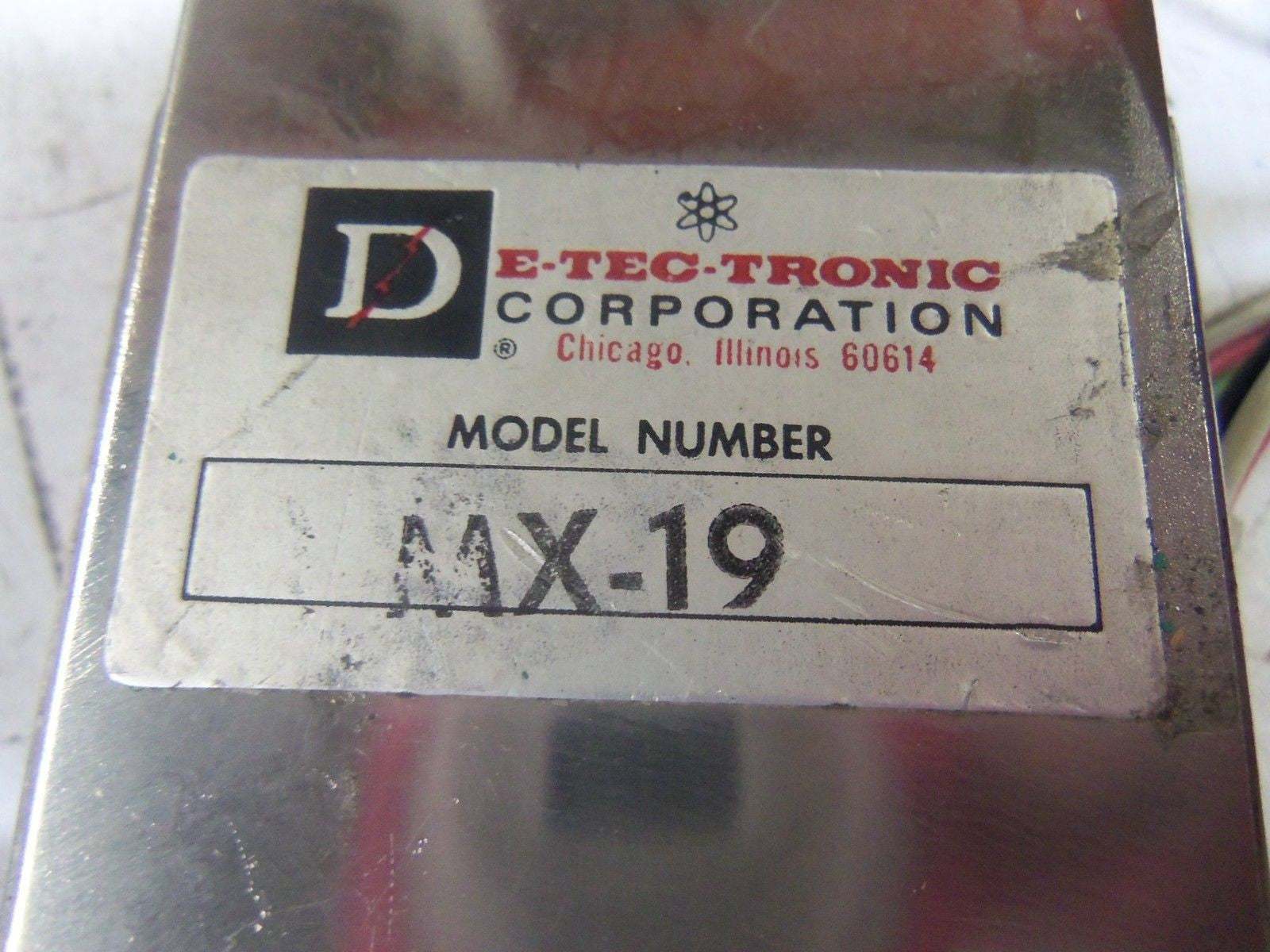 DETEC TRONIC MX-19 *USED*