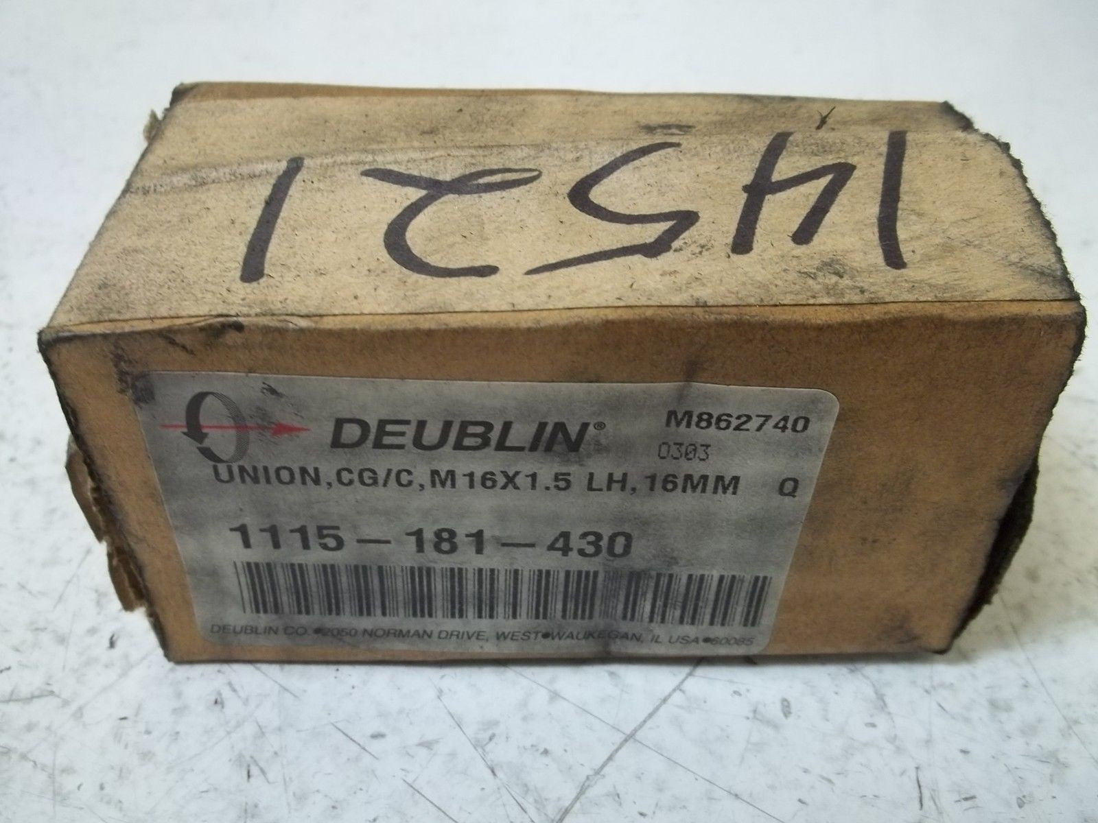 DEUBLIN 1115-181-430 *USED*