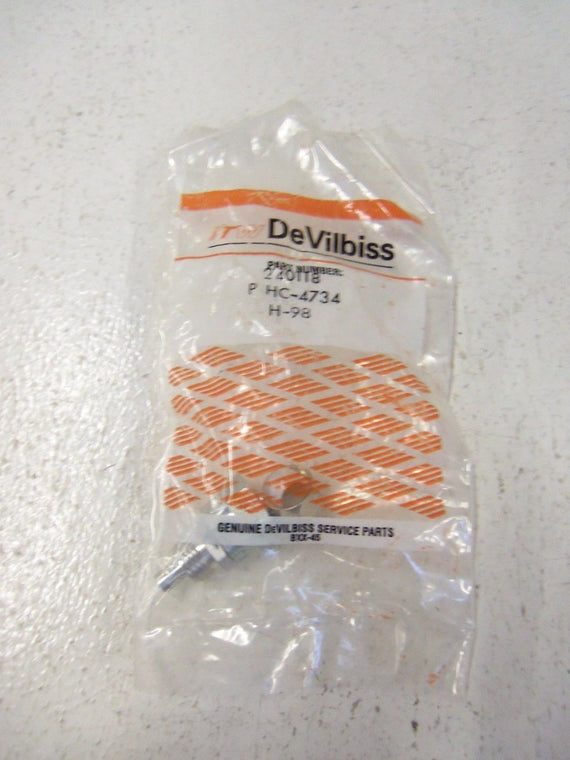 DEVILBISS FITTINGS P-HC-4734 (ORANGE BAG) HOSE CONNECTOR *NEW IN FACTORY BAG*