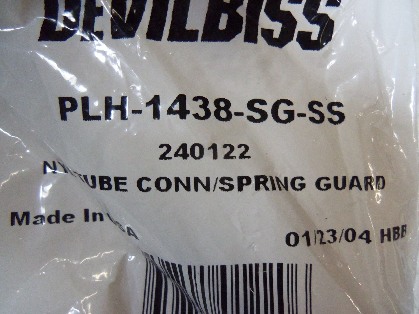 DEVILBISS PLH-1438-SG-SS *NEW IN FACTORY BAG*