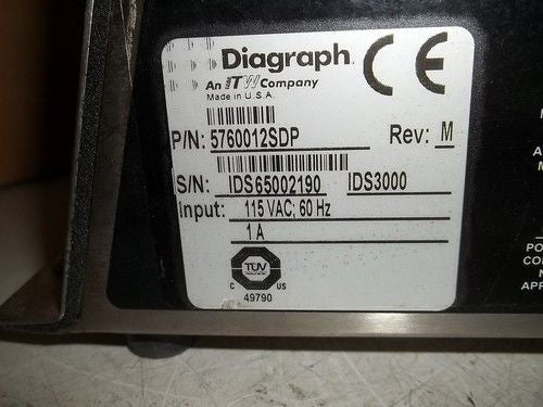 DIAGRAPH 5760012SDP *USED*