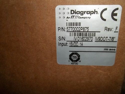 DIAGRAPH IV9DOT-7/8" INK JET PRINTHEAD 5772002P875  NEW