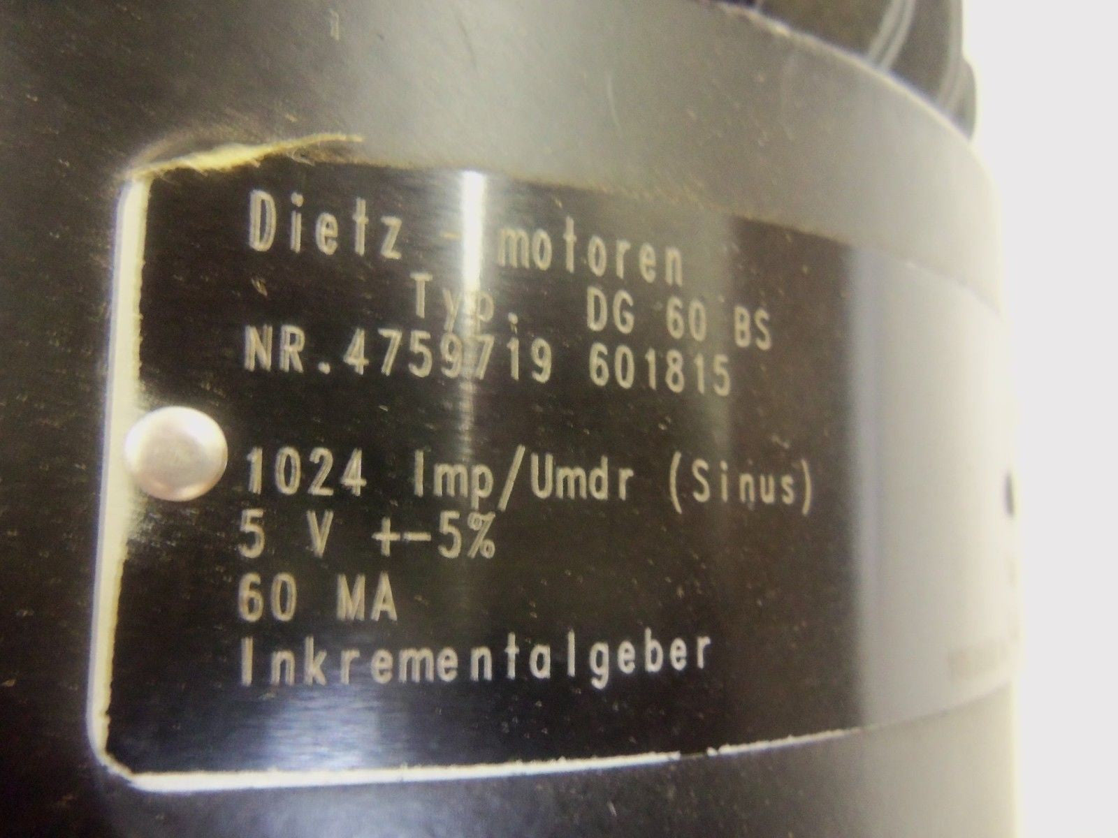 DIETZ DG 60 BS *USED*
