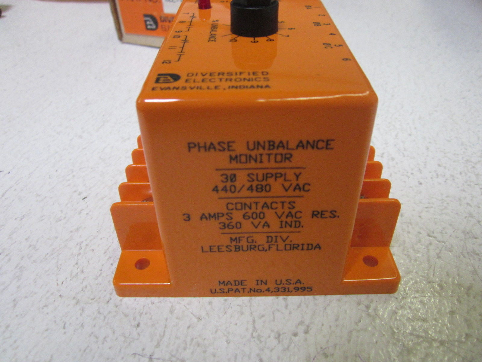 DIVERSIFIED ELECTRONICS SLC-440-ALE PHASE UNBALANCE MONITOR *NEW IN BOX*