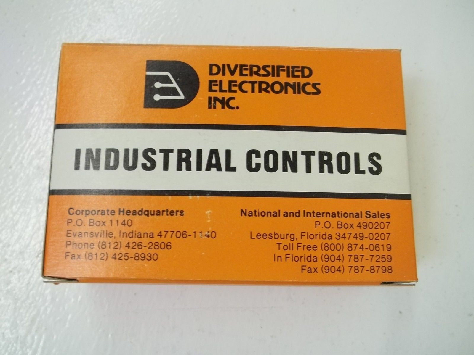 DIVERSIFIELD ELECTRONICS INC. TBU-120-AAA *NEW IN BOX*