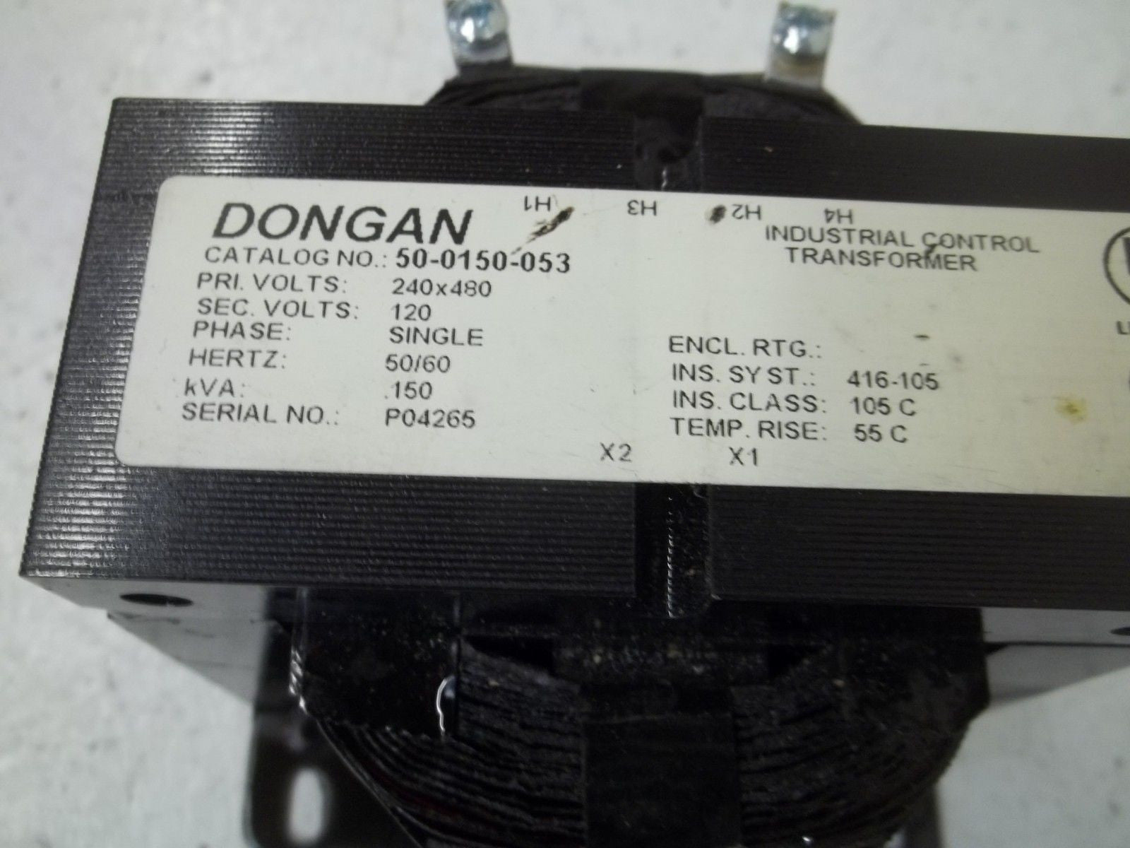 DONAGN 50-00150-053 INDUSTRIAL CONTROL TRANSFORMER *NEW NO BOX*