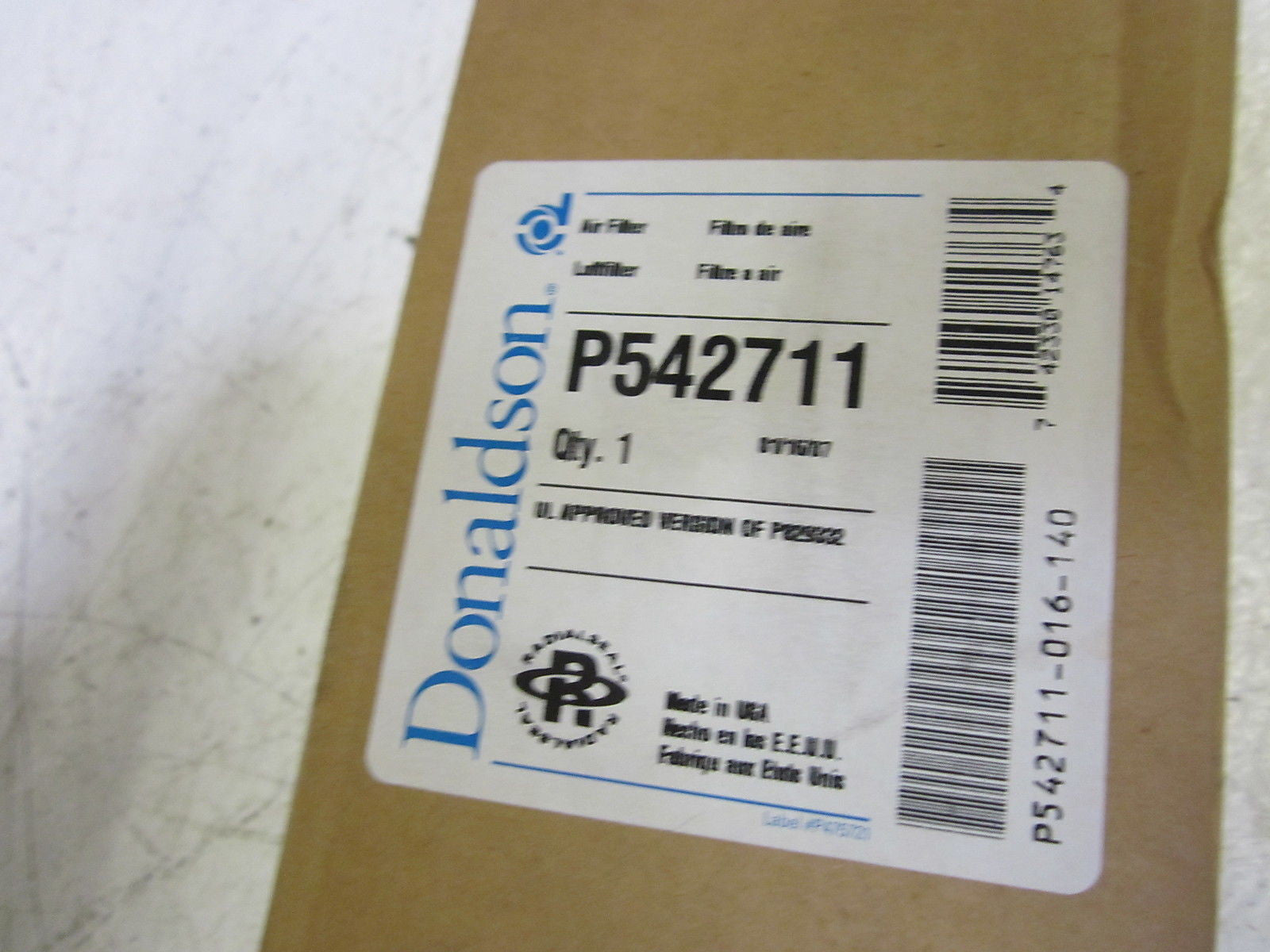 DONALDSON P542711 FILTER  *NEW IN BOX*