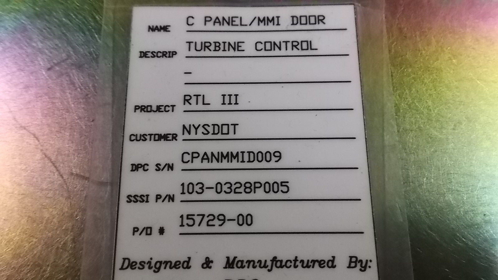 DPC 9815P-00DT-A22 OPERATED INTERFACE *USED*