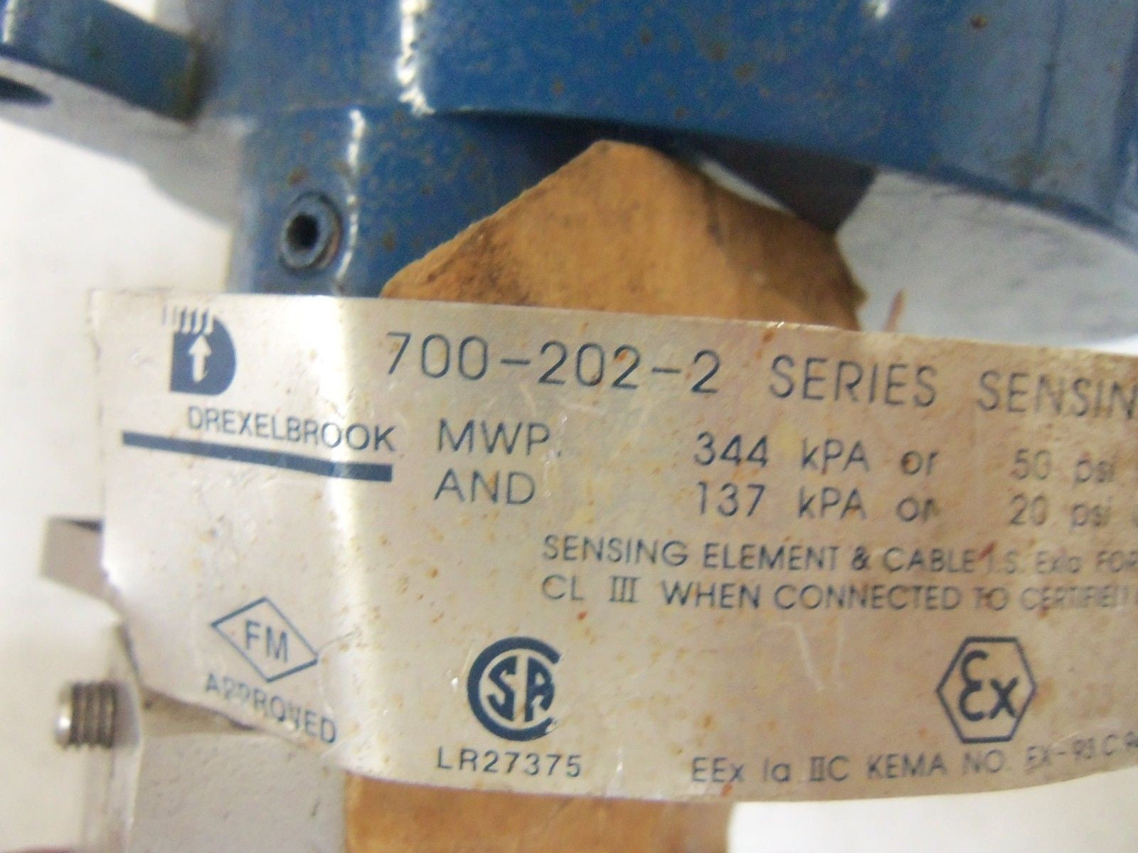 DREXELBROOK 402-3002 W/ 700-202-2 *USED*