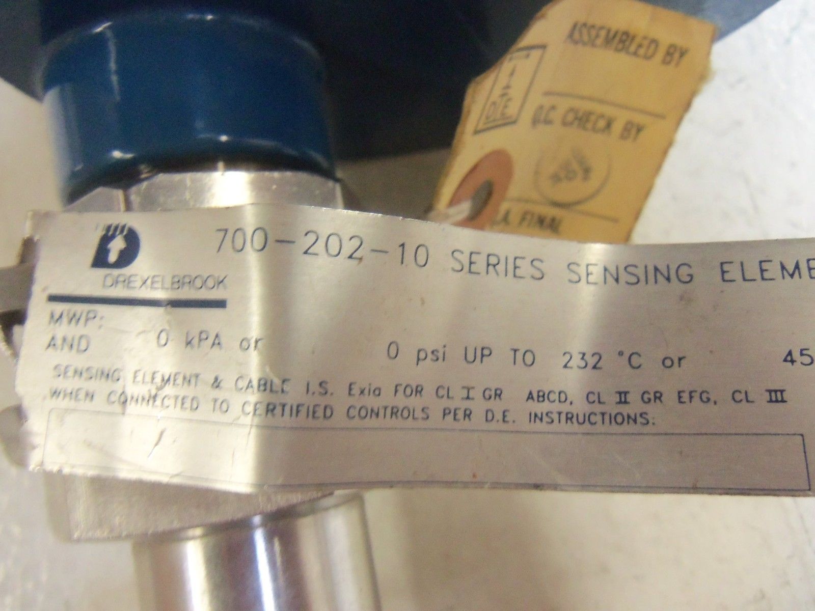 DREXELBROOK 700-202-10 *USED*