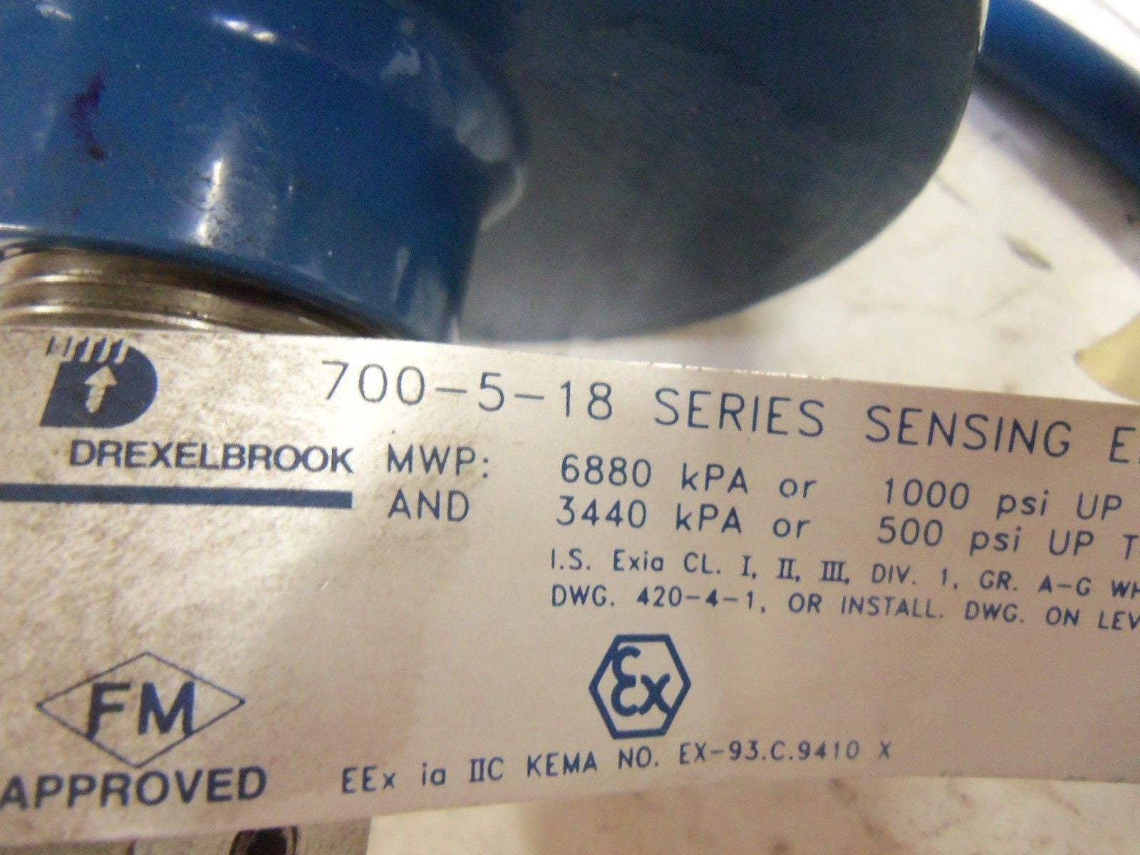 DREXELBROOK 700-5-18 SENSING ELEMENT *USED*