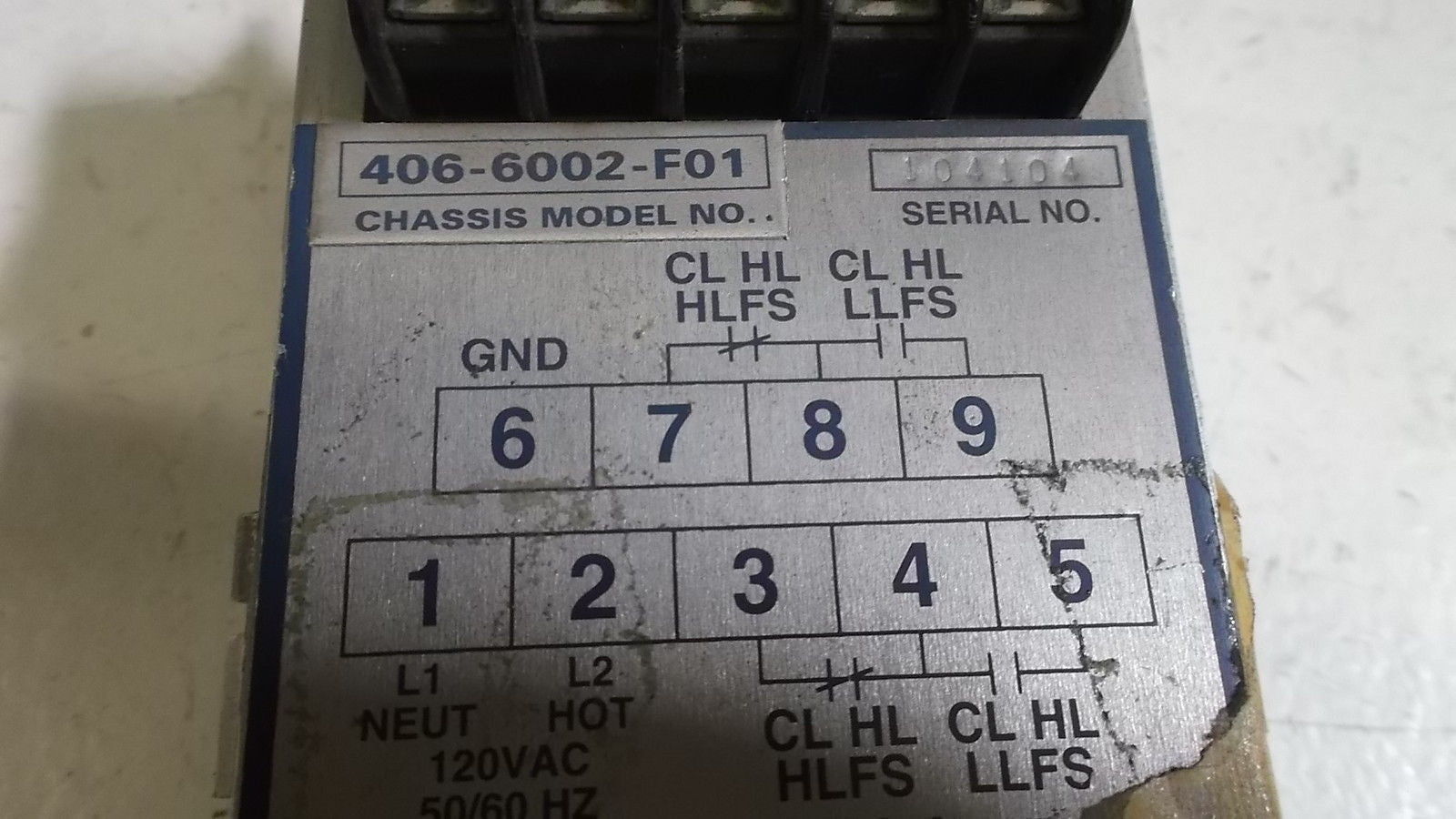 DREXELBROOK LEVEL CONTROL 406-6002-F01 *USED*