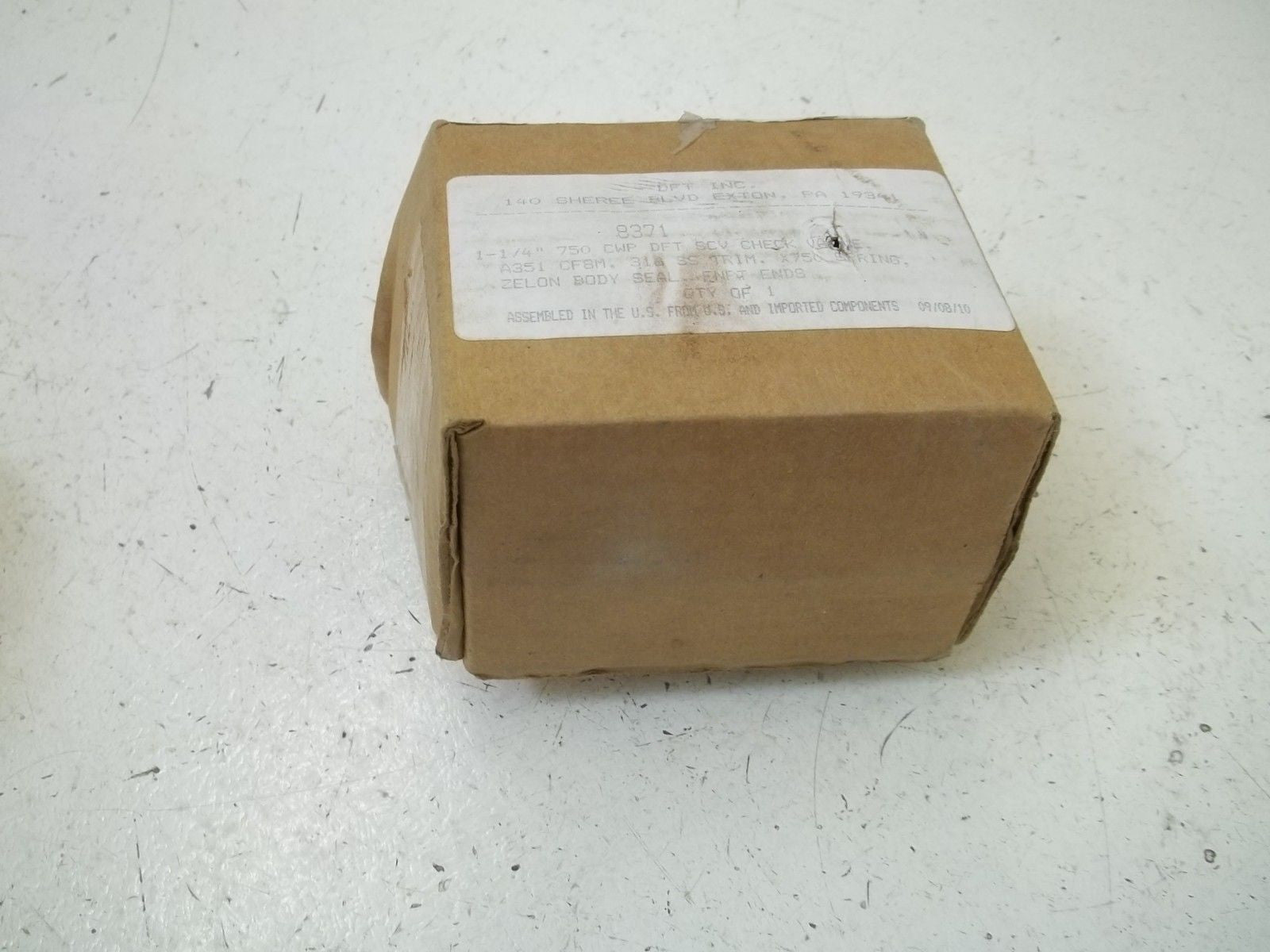 DTF INC. 8371 1-1/4" 780 CWP CHECK VALVE *NEW IN BOX*