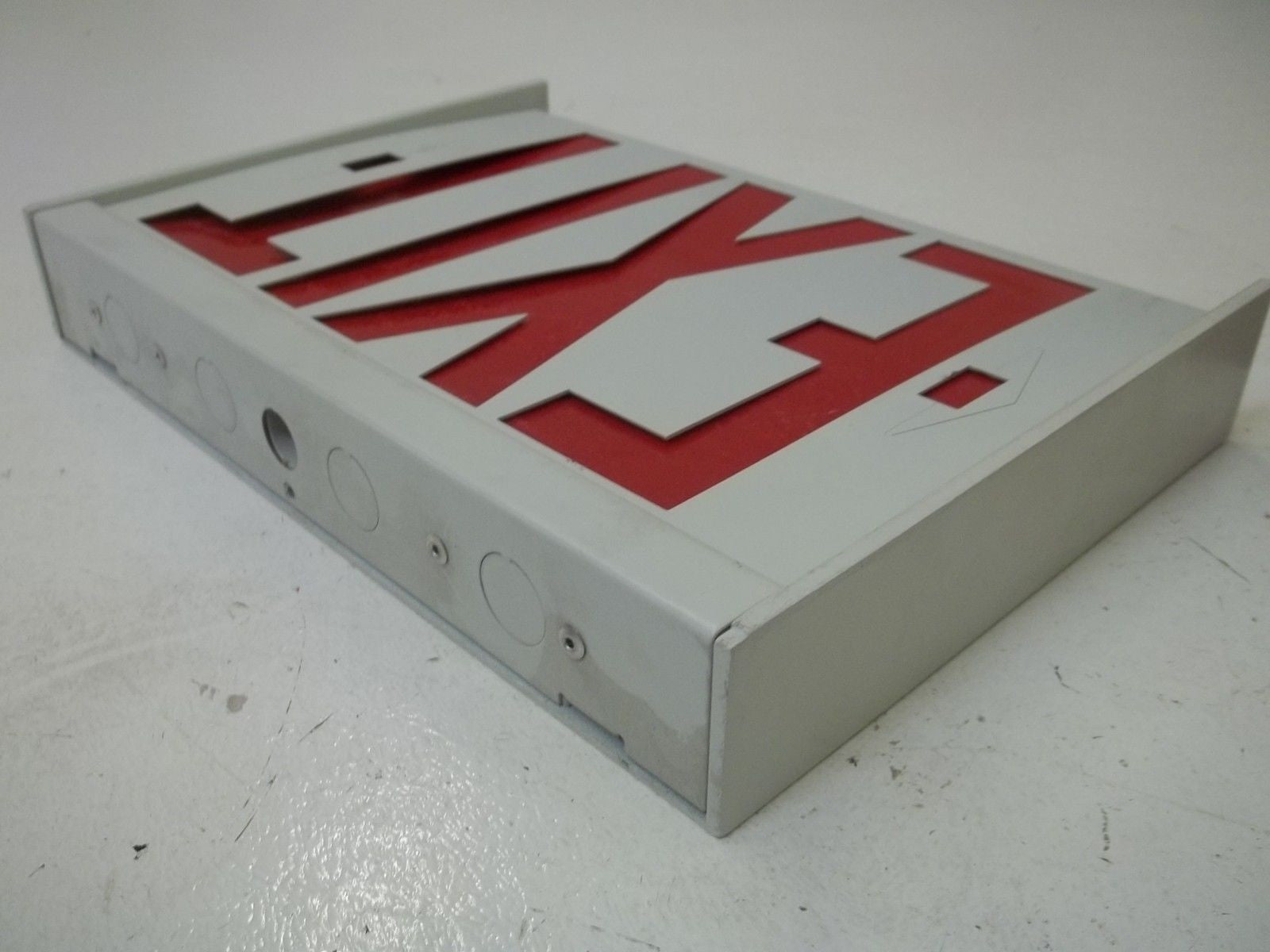 DUAL-LITE SR-EL EXIT SIGN WHITE *NEW IN BOX*