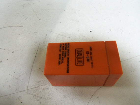 DUAL LITE 12-581 REPLACEMENT BATTERY CARTRIDGE *NEW NO BOX*