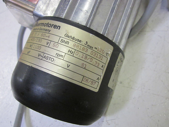DUNKERMOTOREN DR62.0X80-4 MOTOR 32W 230/400V *USED* AS PICTURED