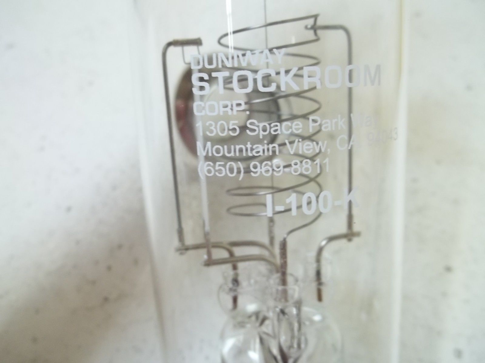 DUNWAY I-KF25 GLAS ION GAUGE TUBE WITH KF25 FLANGE *NEW IN BOX*