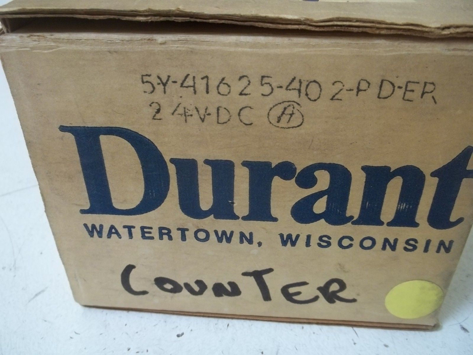 DURANT 5-Y-41625-402-PD-ERU PREDETERMINED COUNTER *NEW IN BOX*