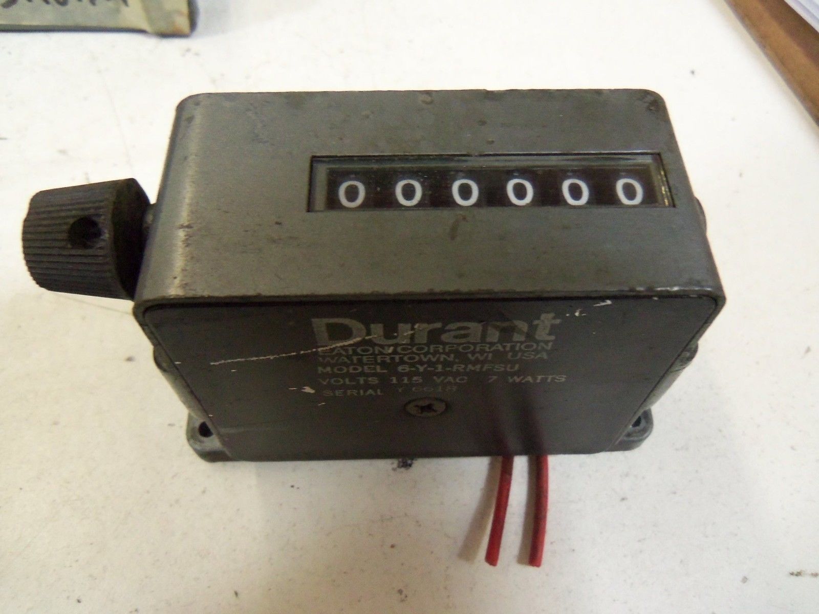 DURANT 6-Y-1-RMFSU COUNTER PANEL MOUNT *USED*