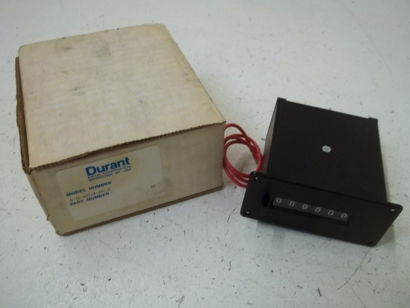DURANT 6-YE-40724-401-Q COUNTER *NEW IN BOX*
