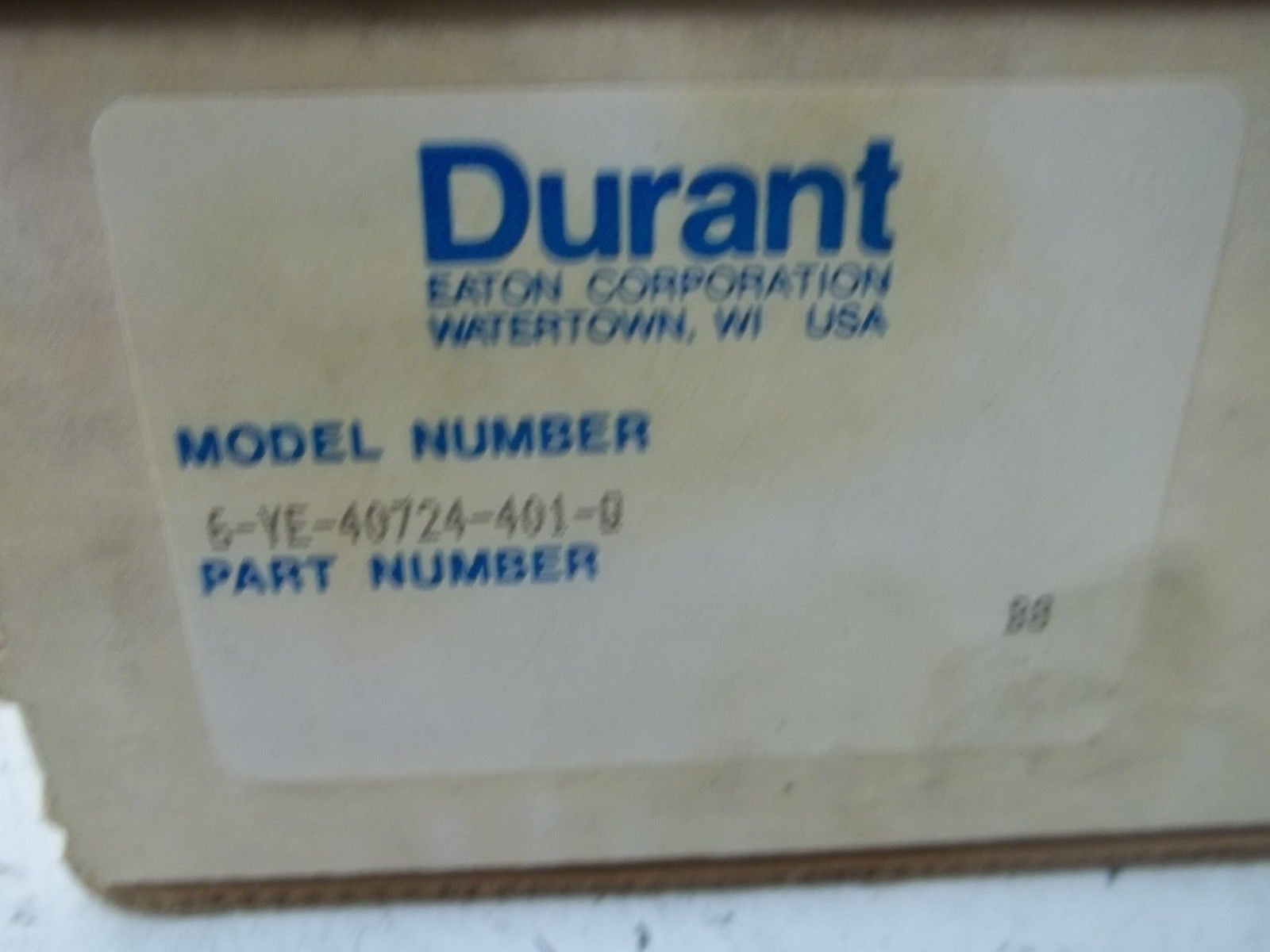 DURANT 6-YE-40724-401-Q COUNTER *NEW IN BOX*
