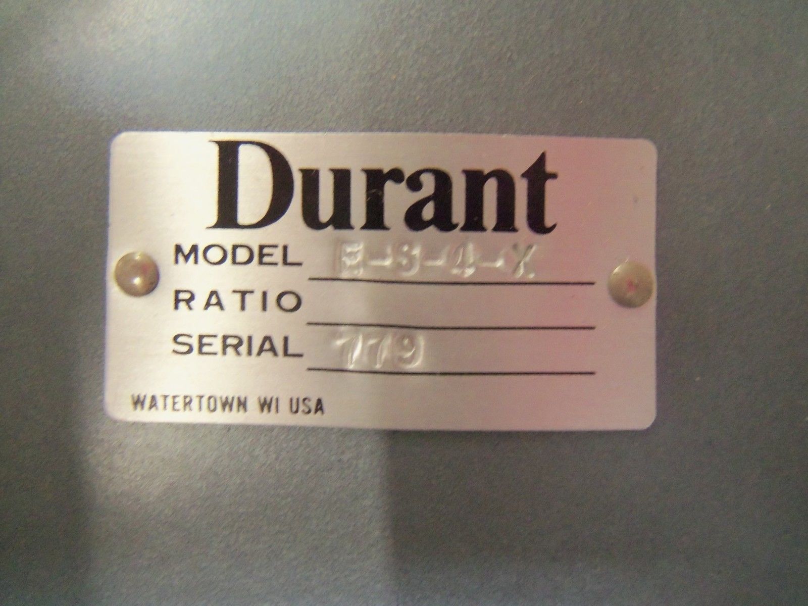 DURANT E-S-4-X *NEW NO BOX*