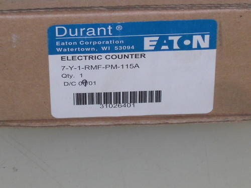 DURANT ELECTRIC COUNTER 7-Y-1-RMF-PM-115A *NEW*