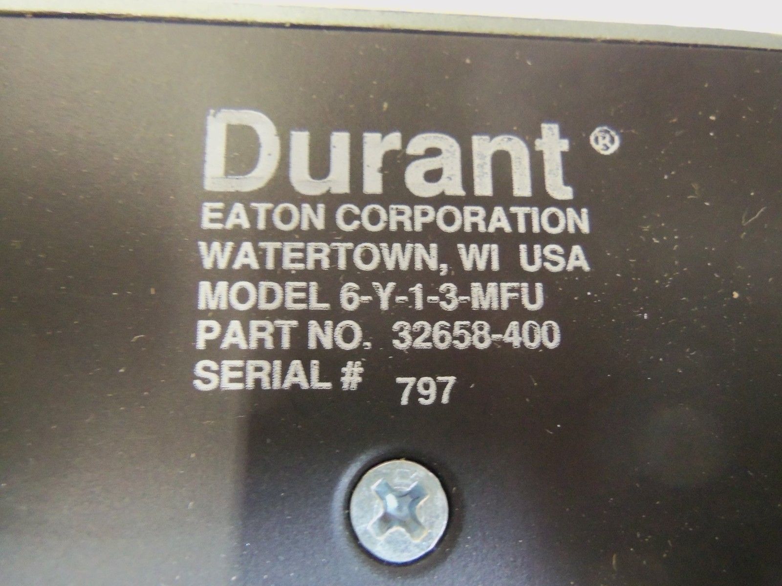 DURANT ELECTRIC COUNTER 6-Y-1-3-MF-120-A *NEW IN BOX*