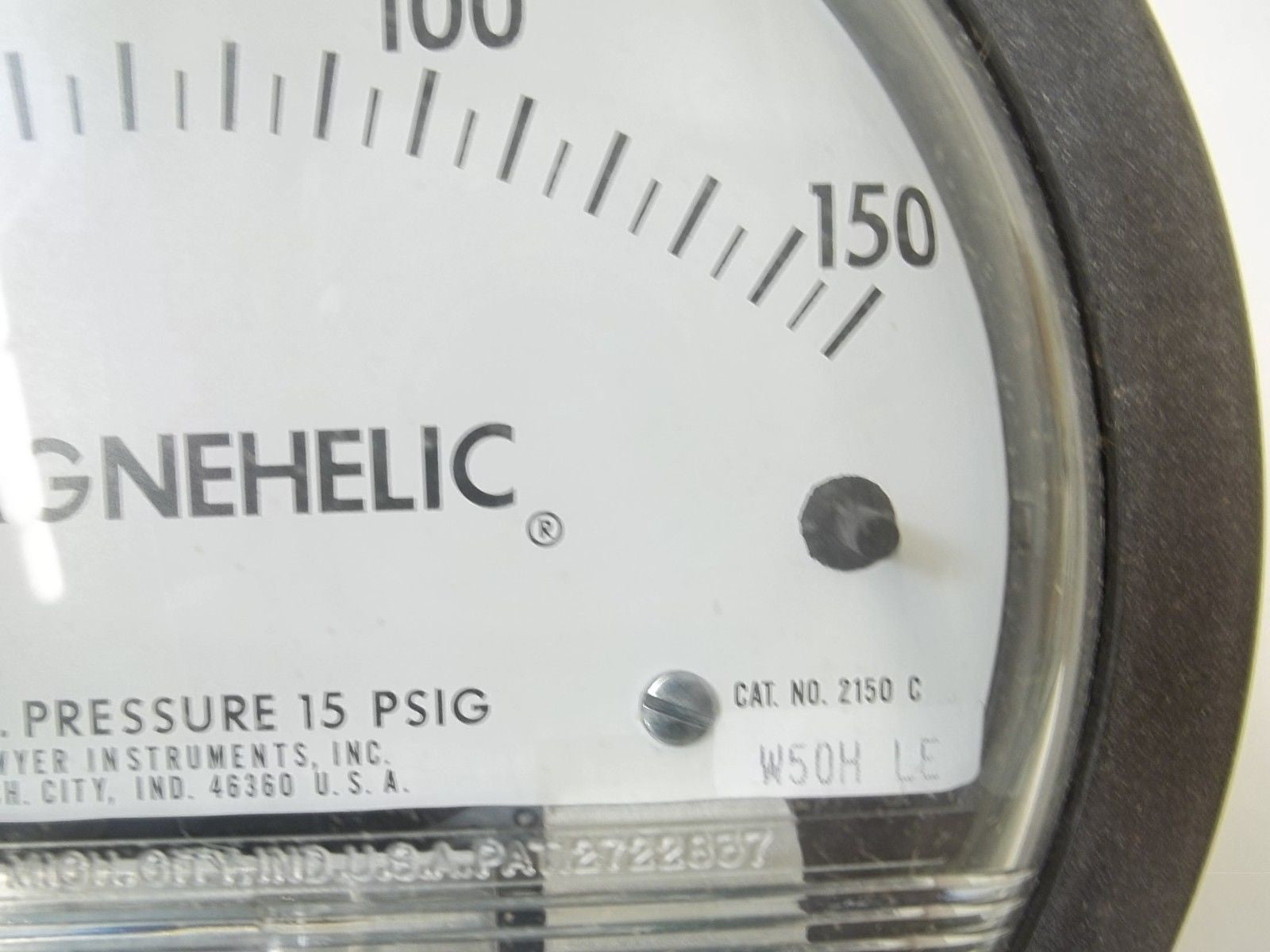 DWYER 2150C PRESSURE GAGE 0-150PSI *NEW IN BOX*