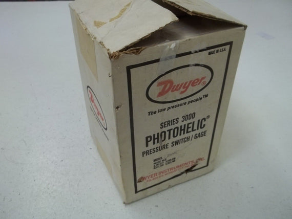 DWYER 3006C PRESSURE SWITCH/GAGE 0-6 *NEW IN BOX*