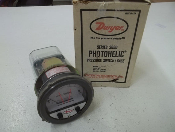 DWYER 3006C PRESSURE SWITCH/GAGE 0-6 *NEW IN BOX*