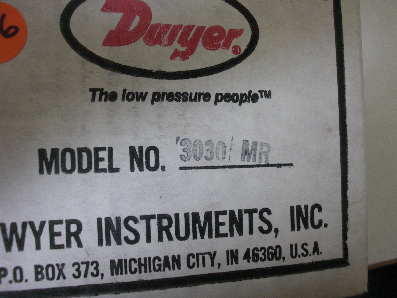 DWYER 3030MR *NEW IN BOX*
