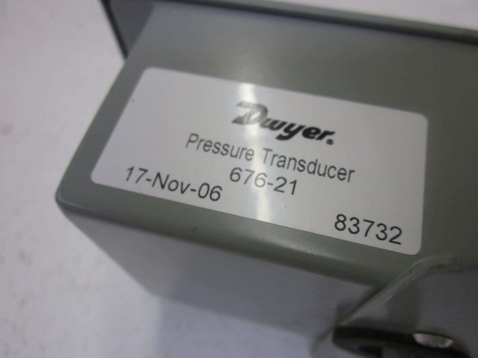 DWYER 676-21 PRESSURE TRANSDUCER *USED*